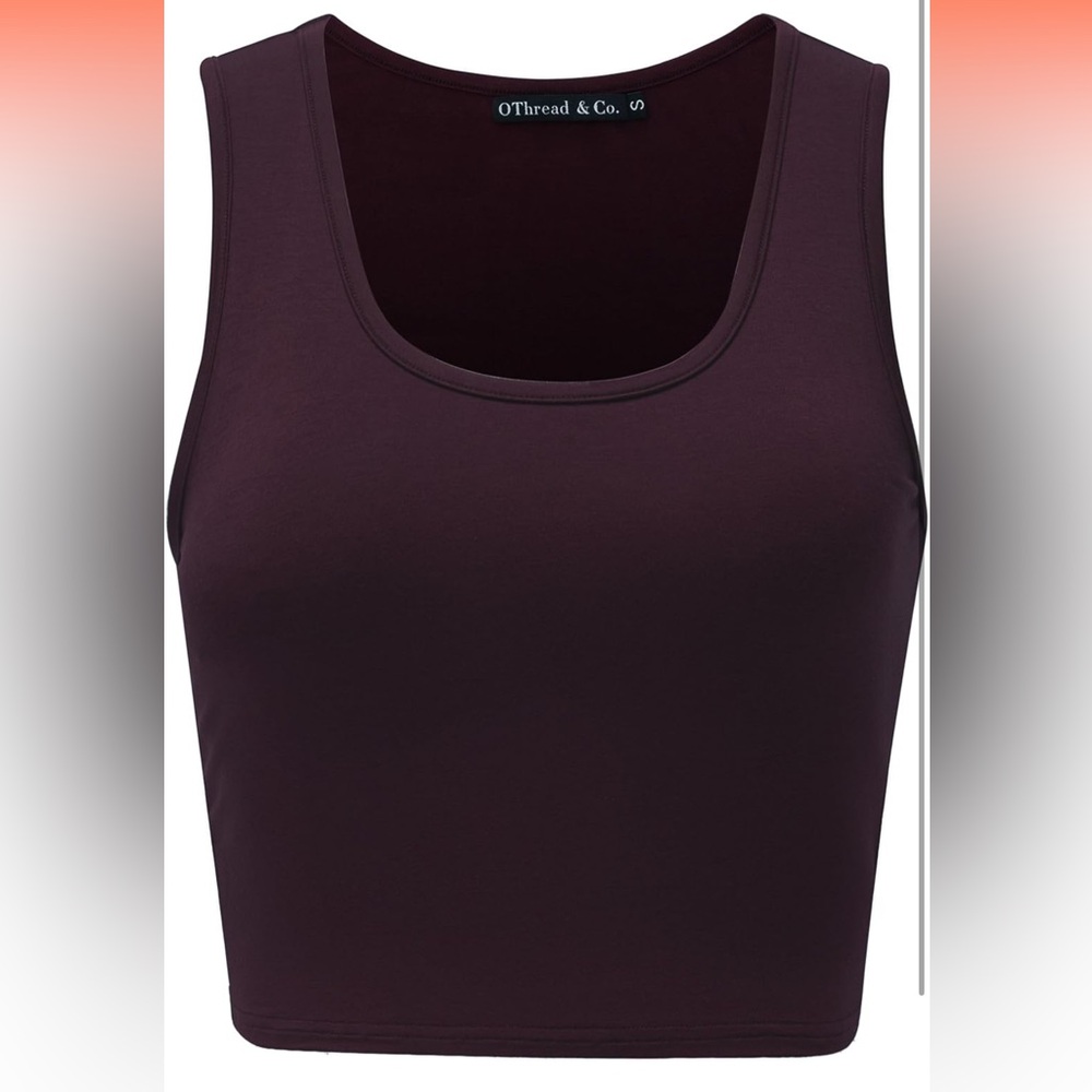 Burgundy Women's Tank Top